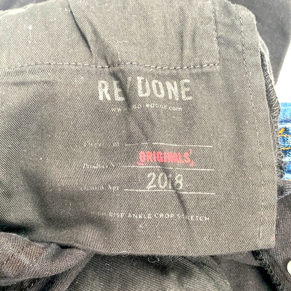 RE/DONE ORIGINAL Stretch High-Rise Ankle Crop Skinny Jeans - Picture 13 of 13